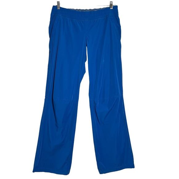 Lululemon Run Dog Runner Pant Lined Rulu Legging SIZE 12 Limitless Blue Glyde - Picture 1 of 14